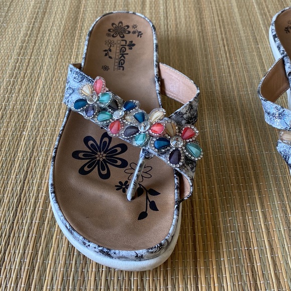 Rieker sandals floral bling summer - Picture 8 of 8